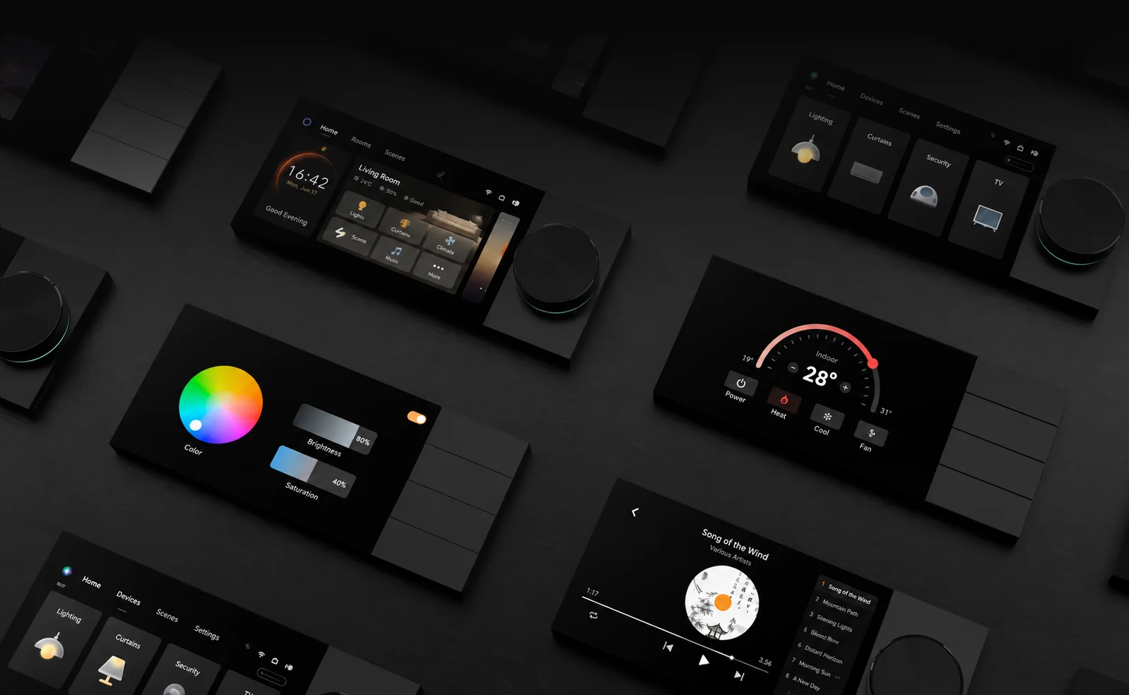 6-inch smart control screen